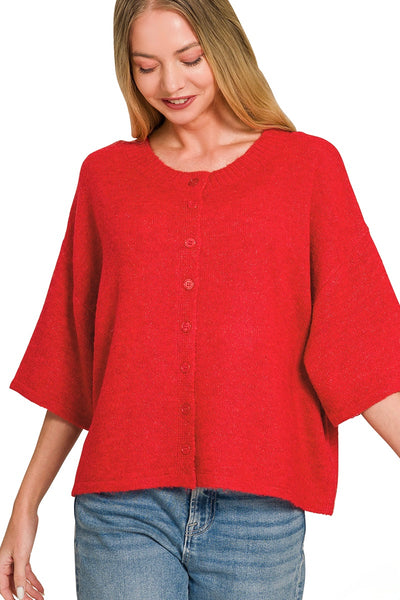 Everly Solid  Cardigan