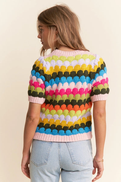 Aesha scallop pullover