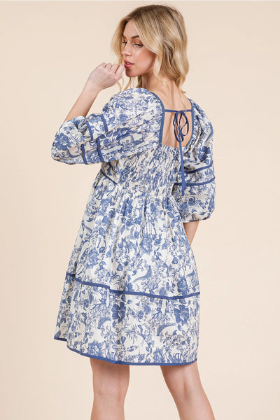 Amelie Toile Dress