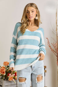 Striped Lightweight Sweater