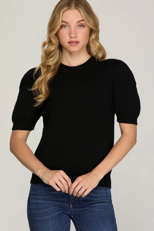 Taylor Short Sleeve Sweater