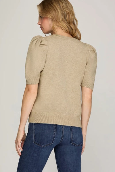 Taylor Short Sleeve Sweater