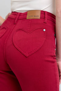 Heart Scarlet Denim by JB