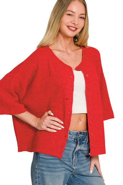 Everly Solid  Cardigan