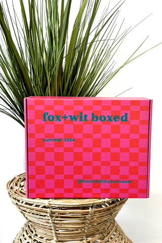 fox+wit boxed summer 2024