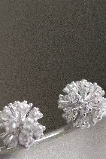 Favourite Things Sterling Snowball Earrings