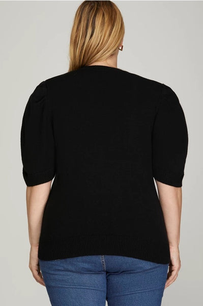 Taylor Short Sleeve Sweater