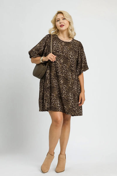 Bella Leopard Print Dress