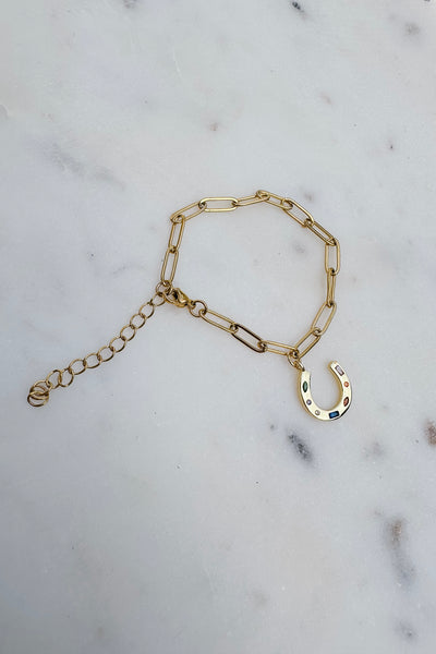 Limited Edition Horseshoe Charm bracelet