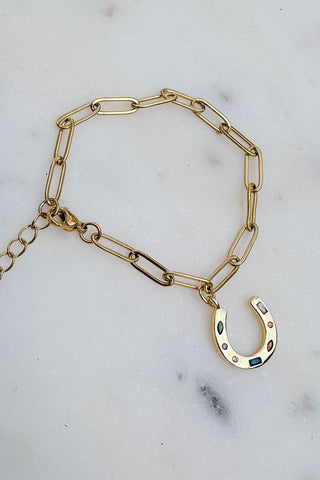 Limited Edition Horseshoe Charm bracelet