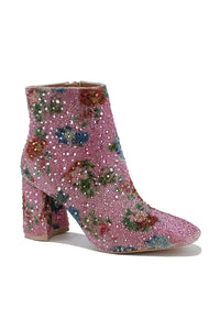 Ketsby Floral Sparkle Bootie