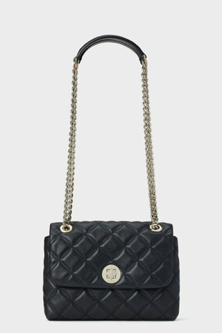 Kate Spade Natalia Small Flap Quilted Leather Crossbody Bag Black
