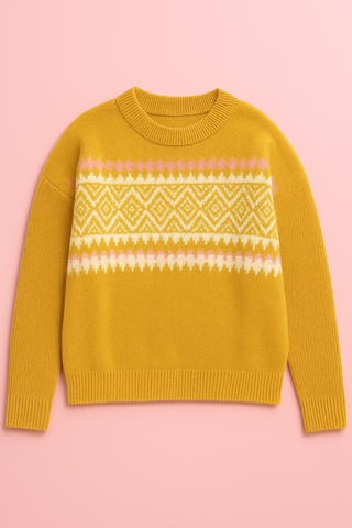 Fair Isle Sweater - curve only