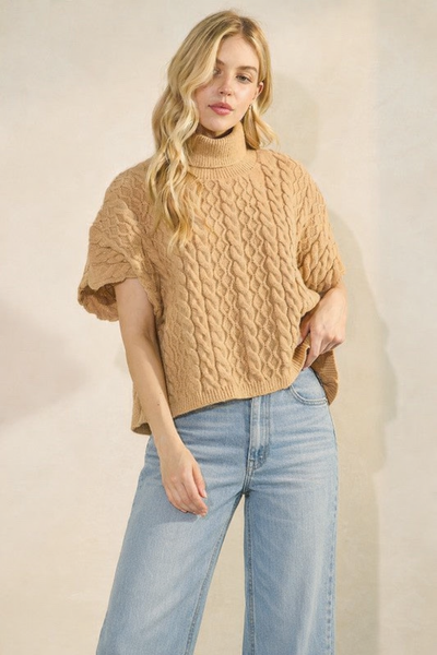 Ella Cable Knit Pullover