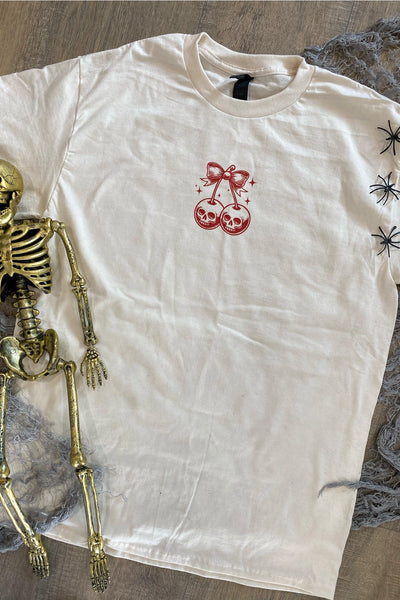 Scherry Cherry Skulls Tee