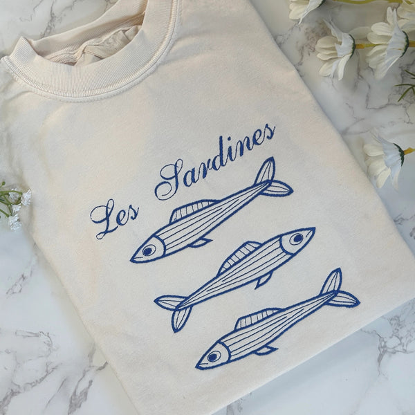 Les Sardines Embroidered TEE