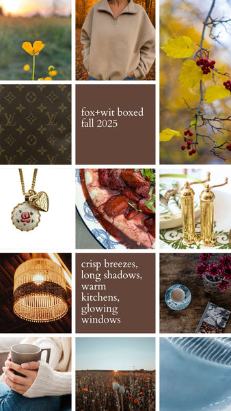 fox+wit boxed fall 2025***GLOW UP LOW STOCK