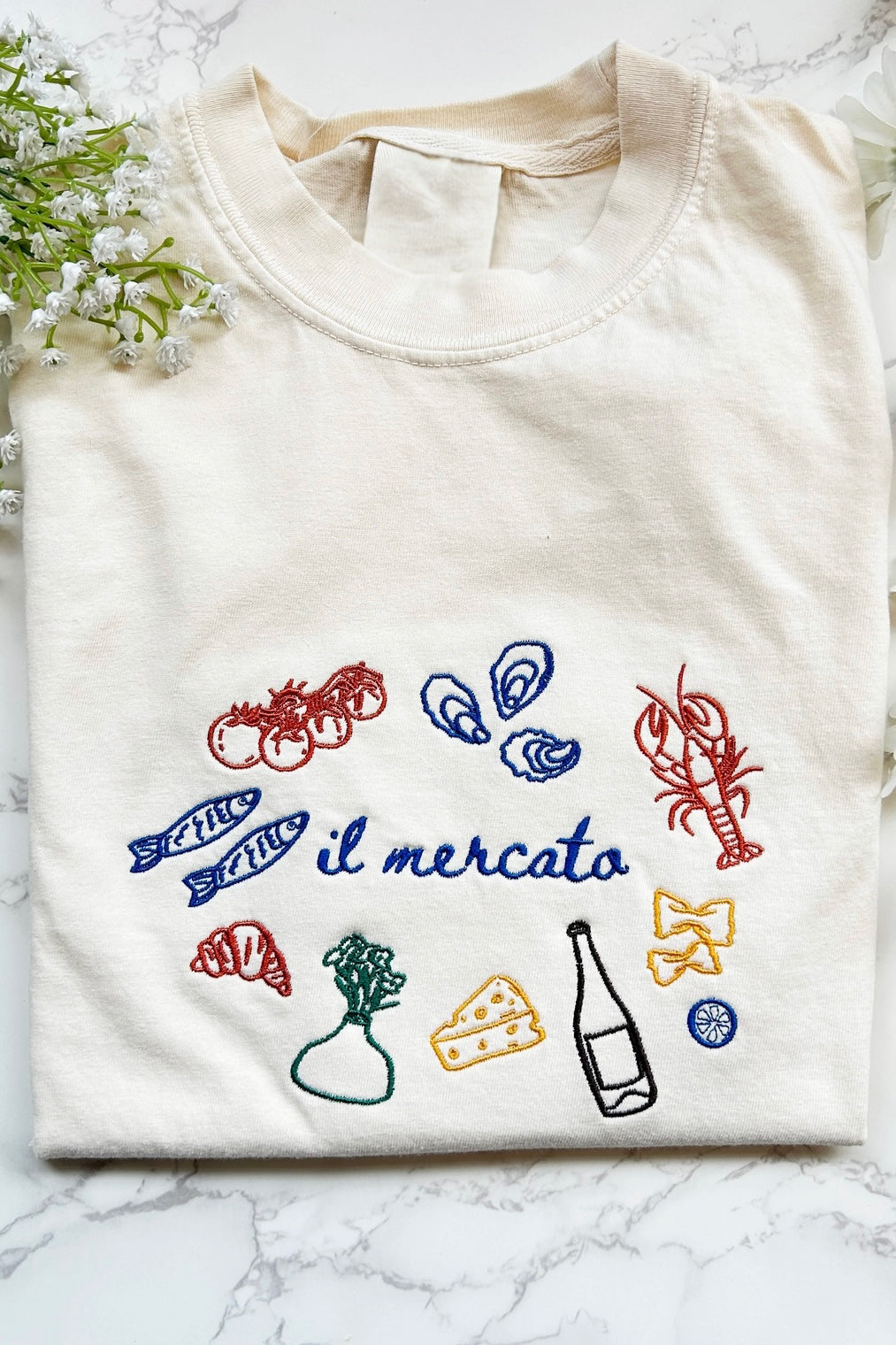 Il Mercato Embroidered Tee