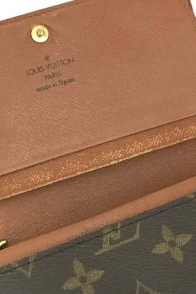 Louis Vuitton Monogram Porte Monnaie Tresor Wallet