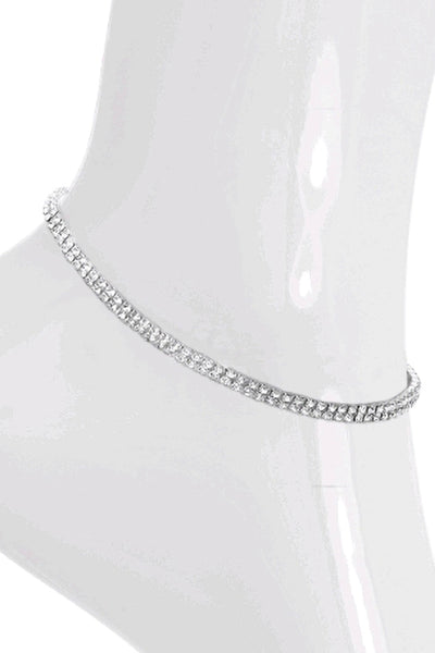Double strand Tennis Anklet