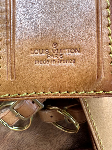 Louis Vuitton luggage tag keychain