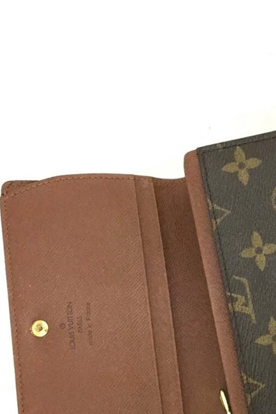 Louis Vuitton Monogram Porte Monnaie Tresor Wallet