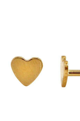 Tiny Heart Earrings - 14k gold filled