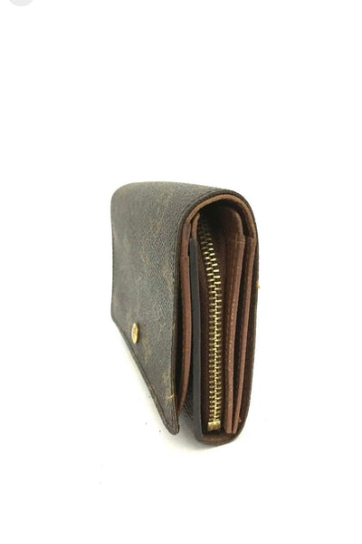Louis Vuitton Monogram Porte Monnaie Tresor Wallet
