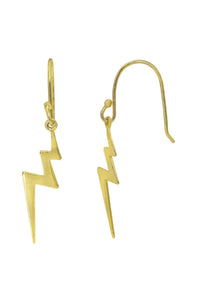 Lightning Bolt dangle  *gold on sterling