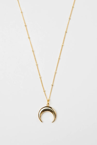 Moon necklace - gold filled