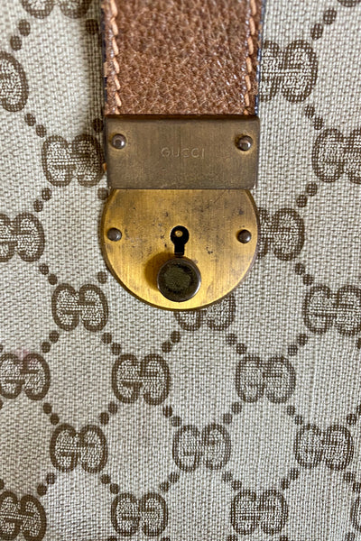 GUCCI Vintage Sherry line Boston travel Bag