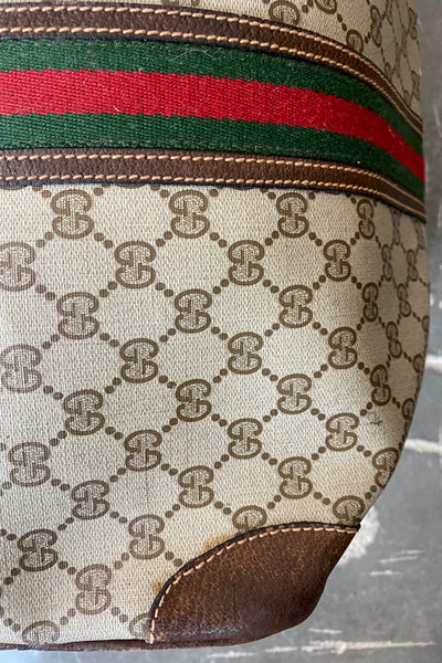 GUCCI Vintage Sherry line Boston travel Bag