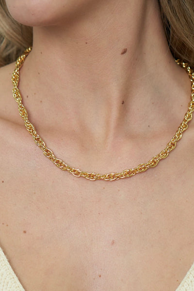 The Brawn necklace - gold filled
