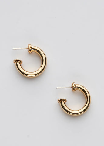 Gilded Hoops - gold filled