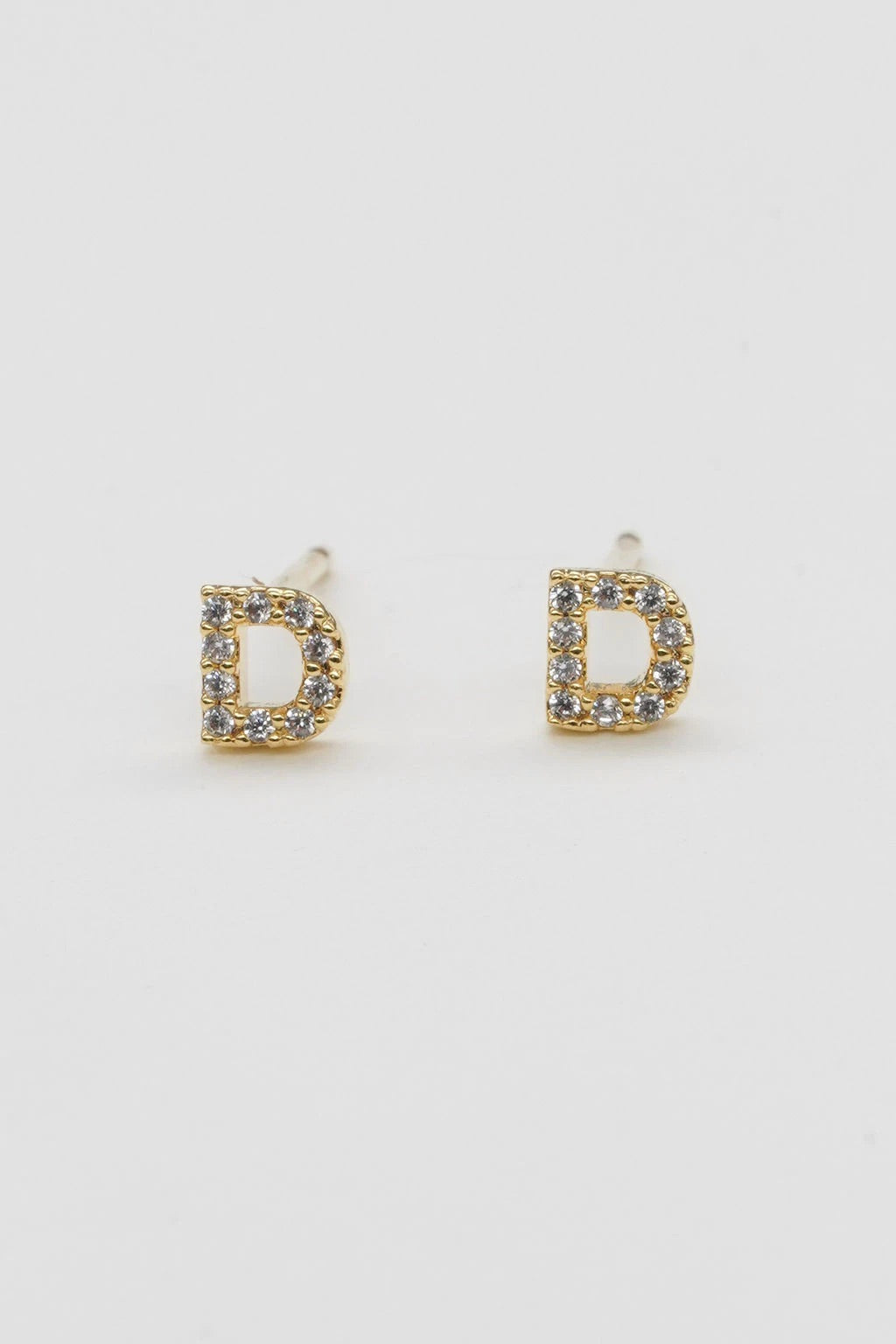 Sparkle Initial Single Stud - gold filled mix and match